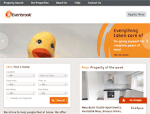 Tablet Screenshot of evenbrook.com
